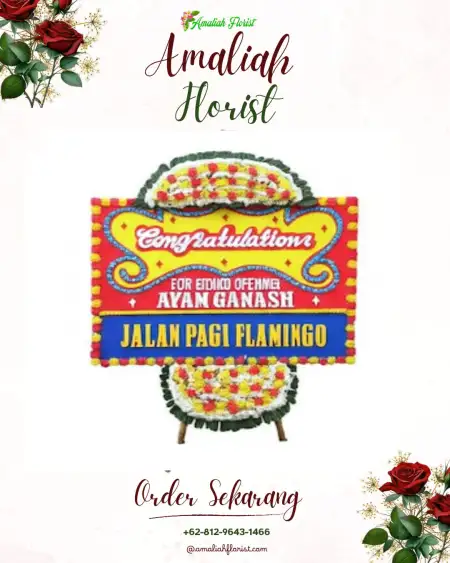 Sewa Papan Bunga Binusan